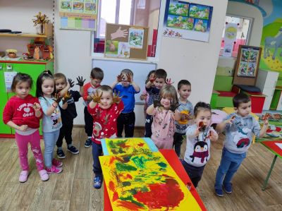 Ателие с гост-художник - ДГ Звънче - Стамболийски